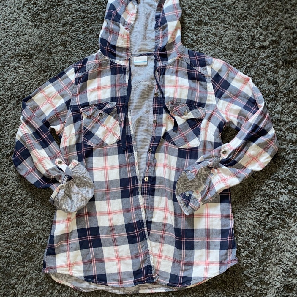 Columbia jacket/flannel